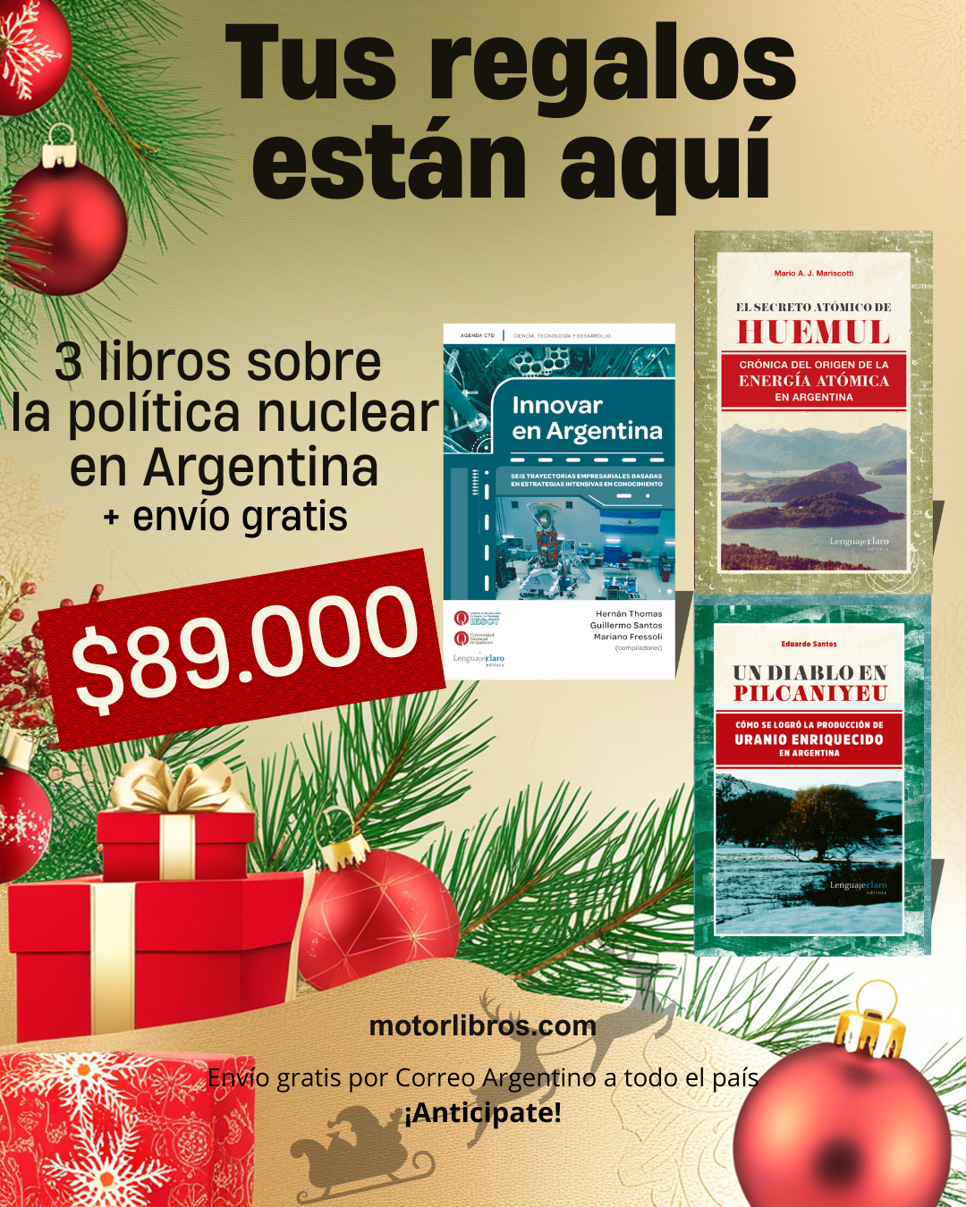 Pack 3 libros para regalar en Navidad con envío gratis